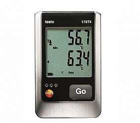 אוגר נתוני טמפרטורה - Testo 176-T4