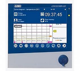 רשם ללא נייר JUMO LOGOSCREEN 601