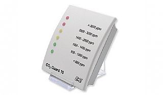 סנסור CO2 לחדר עם תצוגת רמזור- Gard10