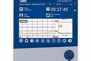 רשם ללא נייר JUMO LOGOSCREEN 601